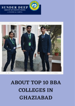 Top BBA Colleges in NCR Help Students in Exploring Opportunities