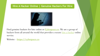 Hire a hacker