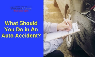 What Should You Do in An Auto Accident?
