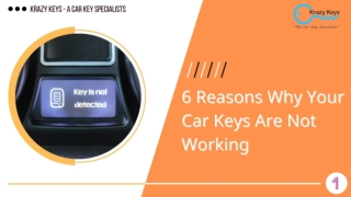 Why Car Key Stops Working After Every Few Days - Find Reasons Here