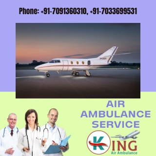 Air Ambulance in Mumbai Hire with Compulsory Medical Care by King