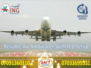 Pick King Air Ambulance in Kolkata-Life Support Medical Facility