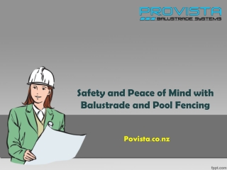 Safety and Peace of Mind with Balustrade and Pool Fencing