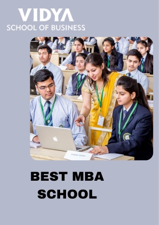 Top MBA Colleges in Uttar Pradesh with MBA (ELITE)