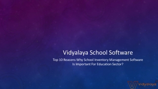 Top 10 Reasons Why School Inventory Management Software Is Important For Education Sector