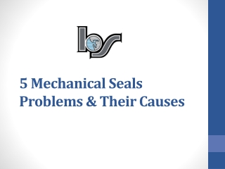 5 Mechanical Seals Problems & Their Causes