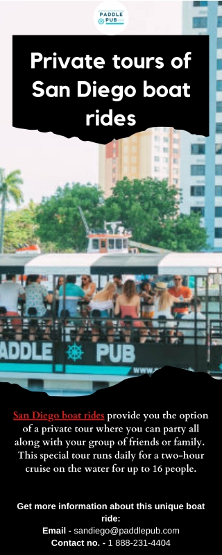 Boat tour in San Diego