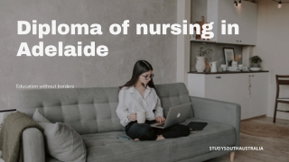 Diploma of nursing in Adelaide