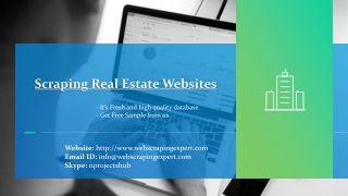 Scraping Real Estate Websites