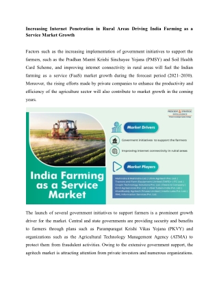 India FaaS Market Recent Trends, Developments, Challenges & Opportunities, 2030