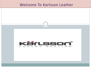 Custom Made Leather Sofas - Karlsson Leather