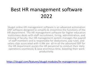 Best HR management software 2022