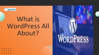 What is WordPress All About?