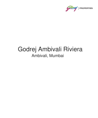 Godrej Ambivali Riviera Mumbai Brochure