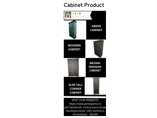 View Our Cabinet Products at Jain Exports