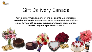 Gift Delivery Canada- Valentine's Day Cake's