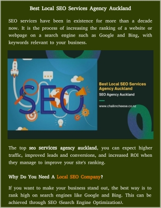 local seo services benefit your business in auckland