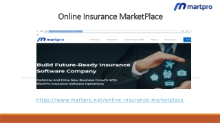 Online Insurance MarketPlace