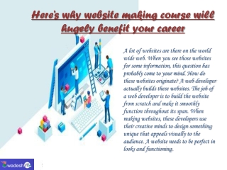 website making course