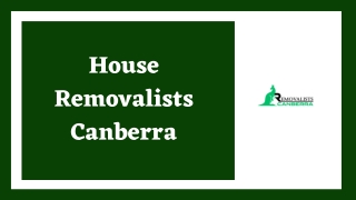 House Removalists Canberra