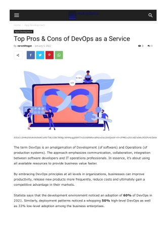 Top Pros & Cons of DevOps as a Service