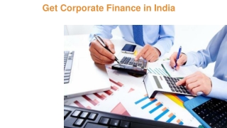 Apply for Corporate Finance in India - Bajaj Finserv