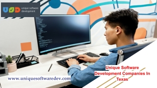 Unique Software Development Companies In Texas