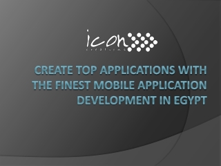 Mobile Application Development in Egypt