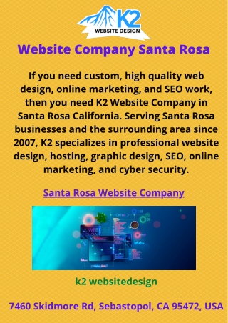 Leading Website Company Santa Rosa