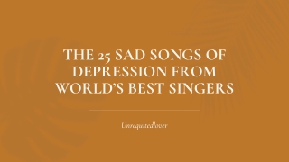 Sad Song Lyrics By we the kings - SAD SONGS - PPT 1
