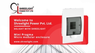 Micro modular enclosure Suppliers in Vadodara | Shreelight Power Pvt. Ltd.