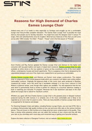 Charles Eames Lounge Chair