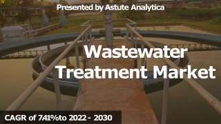 Wastewater Treatment Market 2022 Trends, Covid-19 Impact Analysis, Supply Demand