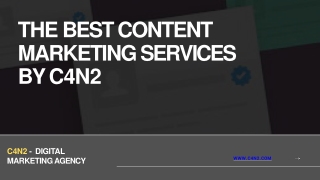 The Best Content Marketing Services By C4N2