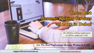 3 Best Resume Writing Services of 2022 in Dubai, UAE