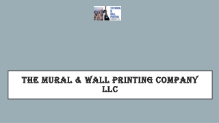 Mural Printing Company New Jersey