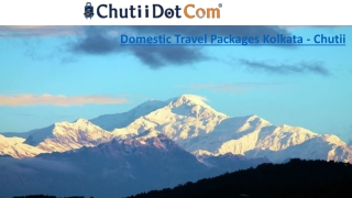 Best Domestic Vacation Tour Packages - Chutii