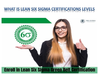 Enrol in lean six sigma certification with ISEL Global