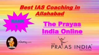 Best IAS Coaching in Allahabad