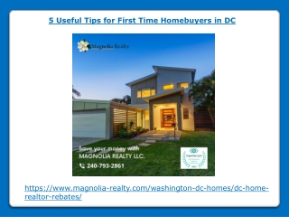 5 Useful Tips for First Time Homebuyers in DC