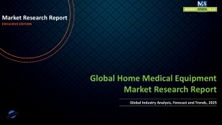 Home Medical Equipment Market SWOT Analysis, Business Growth Opportunities by 20