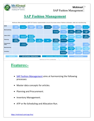 SAP Fashion Management