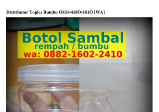 Distributor Toples Bumbu O83I·ᏎI8O·I8IO{WhatsApp}