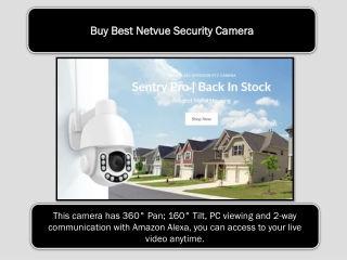 Buy Best Netvue Security Camera