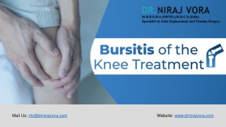Bursitis of the Knee Treatment | Dr Niraj Vora
