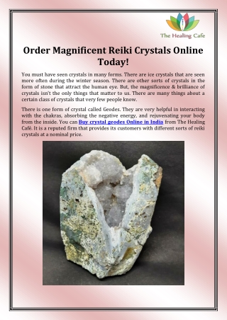 Buy Crystal Products Online in India