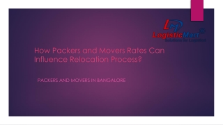 How Packers and Movers Rates Can Influence Relocation