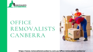 Office Removalists Canberra