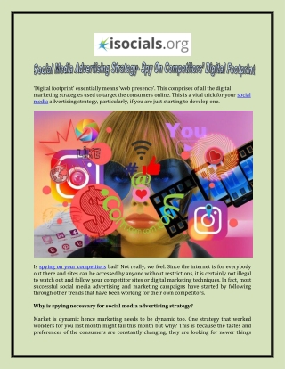 Social Media Advertising Strategy- Spy On Competitors’ Digital Footprint