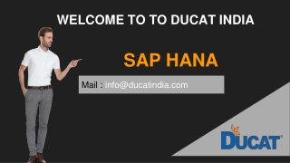 What is SAP HANA